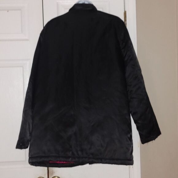 Liz Claiborne Liz Sport black button down coat Sz XL - Picture 5 of 6